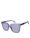 yz J[gWFCK[h fB[X TOXEACEFA ANZT[ Square Sunglasses 53mm Purple/Blue Solid