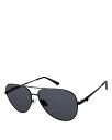 【送料無料】 カートジェイガーロンドン レディース サングラス・アイウェア アクセサリー Aviator Sunglasses 62mm Black/Gray Polarized Solid