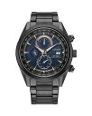 【送料無料】 シチズン レディース 腕時計 アクセサリー Sport Luxury Radio Control Chronograph 43mm Blue/Black