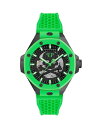 【送料無料】 フィリッププレイン レディース 腕時計 アクセサリー Plein $keleton Royal Watch 46mm Black/Green(2)