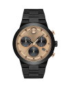 モバド 【送料無料】 モバド レディース 腕時計 アクセサリー BOLD Fusion Chronograph 44.5mm Bronze/Black