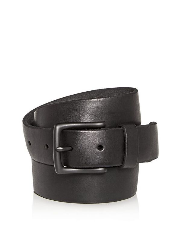 【送料無料】 オールセインツ メンズ ベルト アクセサリー Men's Leather Belt Black