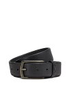 【送料無料】 ゼニア メンズ ベルト アクセサリー Z Lux Black Leather Belt Black