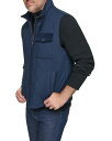 【送料無料】 アンドリューマーク メンズ ベスト アウター Barnet Quilted Corduroy Trimmed Water Resistant Vest Ink