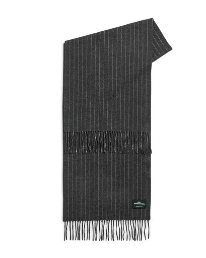 【送料無料】 ロッドアンドグン メンズ マフラー・ストール・スカーフ アクセサリー Strafford Terrace Wool Scarf Charcoal Pin Stripe 【送料無料】 ロッドアンドグン メンズ マフラー・ストール・スカーフ アクセサリー Strafford Terrace Wool Scarf Charcoal Pin Stripe