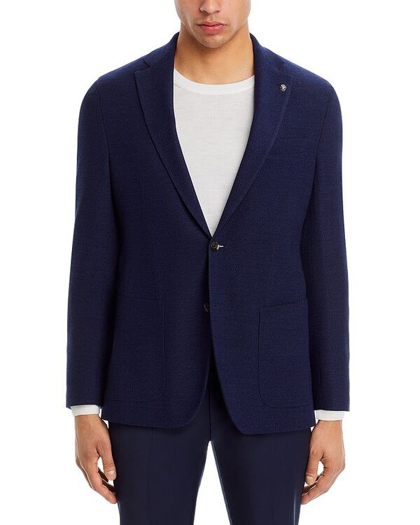 【送料無料】 ジャックビクター メンズ ジャケット・ブルゾン アウター Hampton Jersey Regular Fit Sport Coat Navy