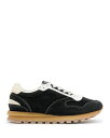  オールセインツ メンズ スニーカー シューズ Men's Rimini Lace Up Low Top Sneakers Black