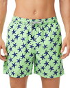 【送料無料】 トムアンドテディ メンズ ハーフパンツ・ショーツ 水着 Starfish Swim Trunks Pale Green