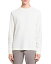 【送料無料】 セオリー メンズ Tシャツ トップス Mattis Crew In Studio Long Sleeve Waffle Knit Tee Ivory