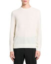 【送料無料】 セオリー メンズ ニット セーター アウター Long Sleeve Crewneck Herringbone Knit Sweater Ivory