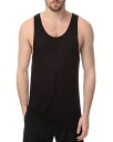 【送料無料】 エーティーエム メンズ タンクトップ トップス Modal Slim Fit Tank Top Black