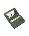 【送料無料】 ロイス レディース 財布 アクセサリー Executive Leather Card Case Dark Green