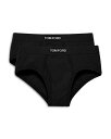 【送料無料】 トム・フォード メンズ ブリーフパンツ アンダーウェア Cotton Blend Briefs Set of 2 Black