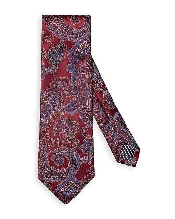 yz Gg Y lN^C ANZT[ Silk Paisley Jacquard Classic Tie Pink/Red