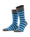【送料無料】 ファルケ メンズ 靴下 アンダーウェア Mapped Line Cotton Blend Mid Calf Socks Asche