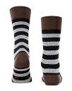 【送料無料】 ファルケ メンズ 靴下 アンダーウェア Mapped Line Cotton Blend Mid Calf Socks Henne