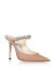 ߡ塼 ǥ ҡ 塼 Women's Bing 100 Embellished High-Heel Mules Ballet Pink Patent Leather