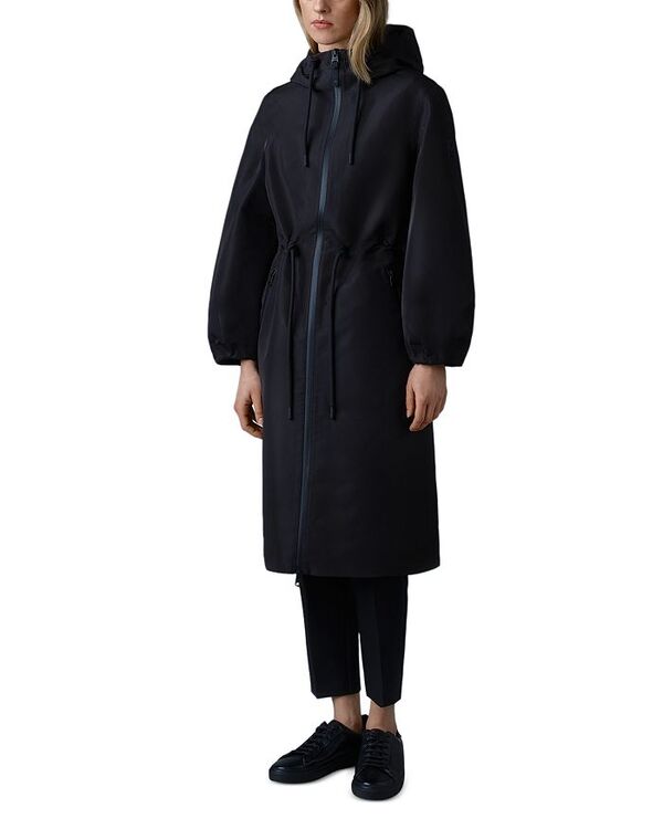 【送料無料】 マッカージュ レディース コート アウター Mekelle Hooded Rain Coat Black/Trench