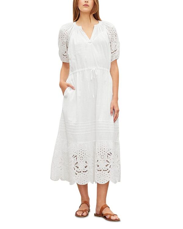 【送料無料】 ヴェルヴェットバイグラハムスペンサー レディース ワンピース トップス Nadia Boho Dress Ecru Cream