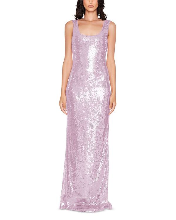 【送料無料】 ノーキー レディース ワンピース トップス Oracle Sequin Gown Lilac