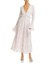 【送料無料】 ラブスハックファンシー レディース ワンピース トップス Weil Lace Inset Maxi Dress Lilac Hand Dye