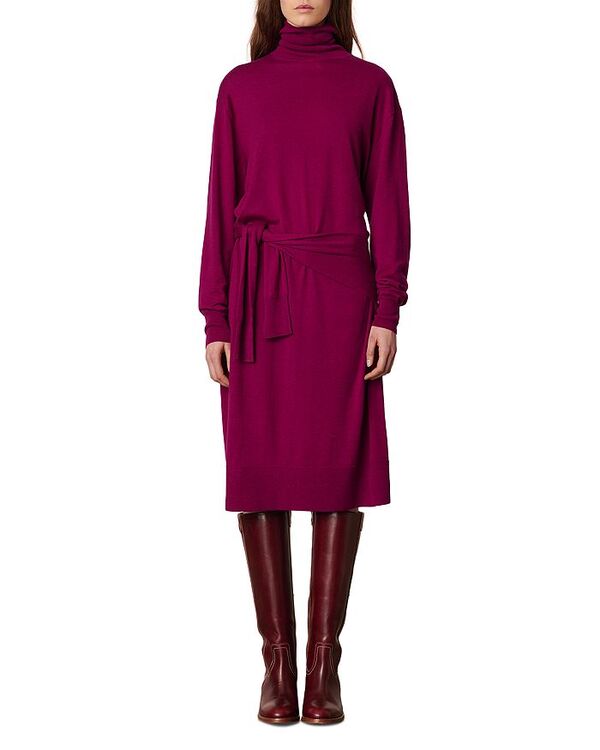 yz @lbT u[m fB[X jbgEZ[^[ AE^[ Baltilda Sweater Dress Magenta