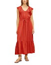 【送料無料】 ヴェルヴェットバイグラハムスペンサー レディース ワンピース トップス Scoop Neck Maxi Dress Kiss Red