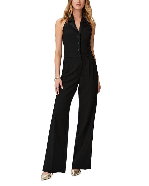 【送料無料】 ペイジ レディース ジャンプスーツ トップス Vienna Tuxedo Jumpsuit Black