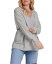 ̵ ߥˡ ǥ ѡå աǥ  V-neck Cashmere Zip Hoodie Light Heather Gray