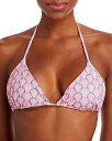 【送料無料】 ペイクソト レディース トップのみ 水着 Fifi Seashell Print Triangle Bikini Top Siena Fern