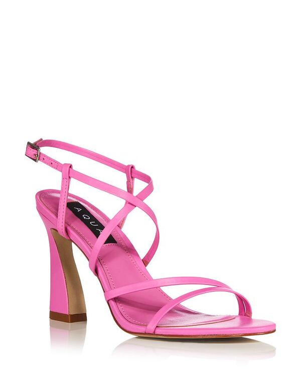 【送料無料】 アクア レディース サンダル シューズ Women's Jem Strappy High Heel Sandals - 100% Exclusive Flamingo