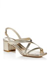 【送料無料】 スチュアート ワイツマン レディース サンダル シューズ Women 039 s Oasis 50 Block Sandals Light Gold