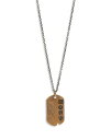 【送料無料】 ジョンバルベイトス メンズ ネックレス・チョーカー・ペンダントトップ アクセサリー Men's Sterling Silver & Brass A...