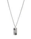 【送料無料】 ジョンバルベイトス メンズ ネックレス・チョーカー・ペンダントトップ アクセサリー Men's Sterling Silver Crack Bla...