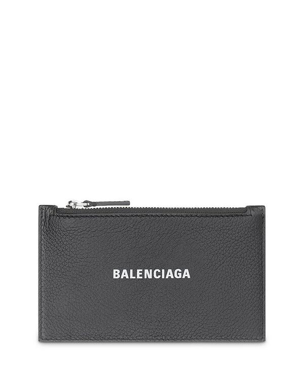 バレンシアガ 財布（メンズ） 【送料無料】 バレンシアガ メンズ 財布 アクセサリー Cash Large Long Coin And Card Holder Black/White