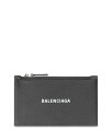 【送料無料】 バレンシアガ メンズ 財布 アクセサリー Cash Large Long Coin And Card Holder Black/White