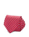 yz tFK Y lN^C ANZT[ Bee Print Silk Classic Tie Rosso