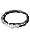 【送料無料】 ジョン・ハーディー レディース ブレスレット・バングル・アンクレット アクセサリー Sterling Silver Heishi Black On...