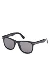 【送料無料】 トム・フォード レディース サングラス・アイウェア アクセサリー Kevyn Square Sunglasses 52mm Black/Gray ...