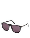 【送料無料】 トム・フォード レディース サングラス・アイウェア アクセサリー Lionel 2 Square Sunglasses 55mm Black/Pu...