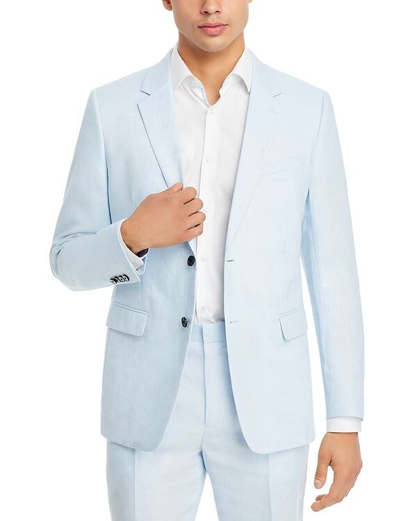 【送料無料】 セオリー メンズ ジャケット ブルゾン アウター Chambers Linen Slim Fit Suit Jacket Skylight