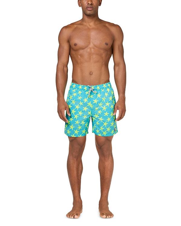 【送料無料】 トムアンドテディ メンズ ハーフパンツ・ショーツ 水着 6" Starfish Swim Shorts Sky & Yellow