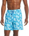 【送料無料】 ピーター ミラー メンズ ハーフパンツ ショーツ 水着 Crown Linework Monstera Leaf Print Swim Trunks 7 Seasalt