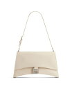 【送料無料】 バレンシアガ レディース ボディバッグ・ウエストポーチ バッグ Crush Small Leather Sling Bag Beige