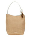 yz J.W.A_[\ fB[X nhobO obO Corner Leather Bucket Bag Sand