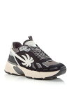 【送料無料】 パーム エンジェルス メンズ スニーカー シューズ Men 039 s The Palm Runner Low Top Sneakers Black Grey