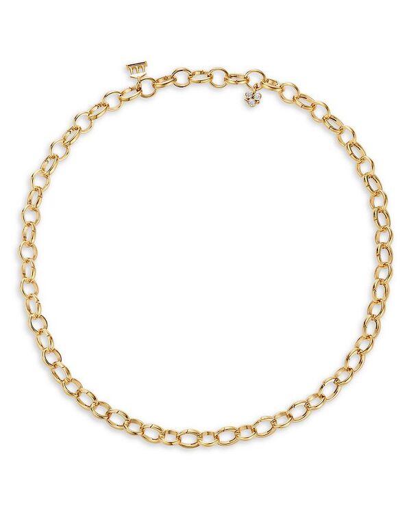 yz ev Zg NA fB[X lbNXE`[J[Ey_ggbv ANZT[ 18K Yellow Gold Diamond Open Arno Chain Necklace 18