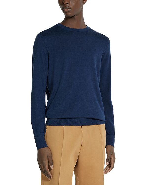 ̵ ˥  ˥åȡ  Cashmere & Silk Crewneck Sweater Utility Blue Melange