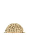 【送料無料】 ロフラー ランダル レディース クラッチバッグ バッグ Bailey Embellished Pleated Raffia Clutch Natural/Gold