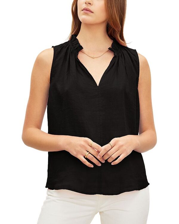  ヴェルヴェットバイグラハムスペンサー レディース シャツ ブラウス トップス Masie Sleeveless Blouse Black